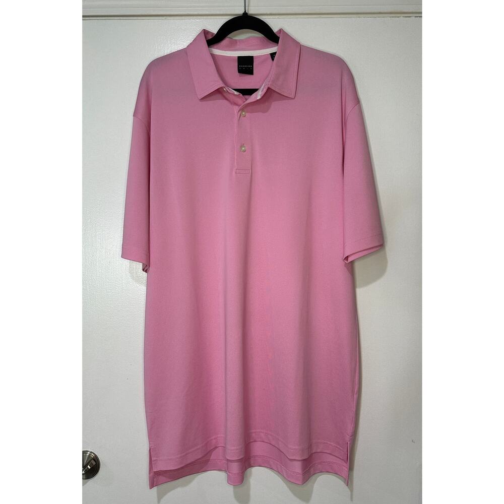 Dunning Golf Men's Performance Golf Pink Polo Size XL New w/o Tags